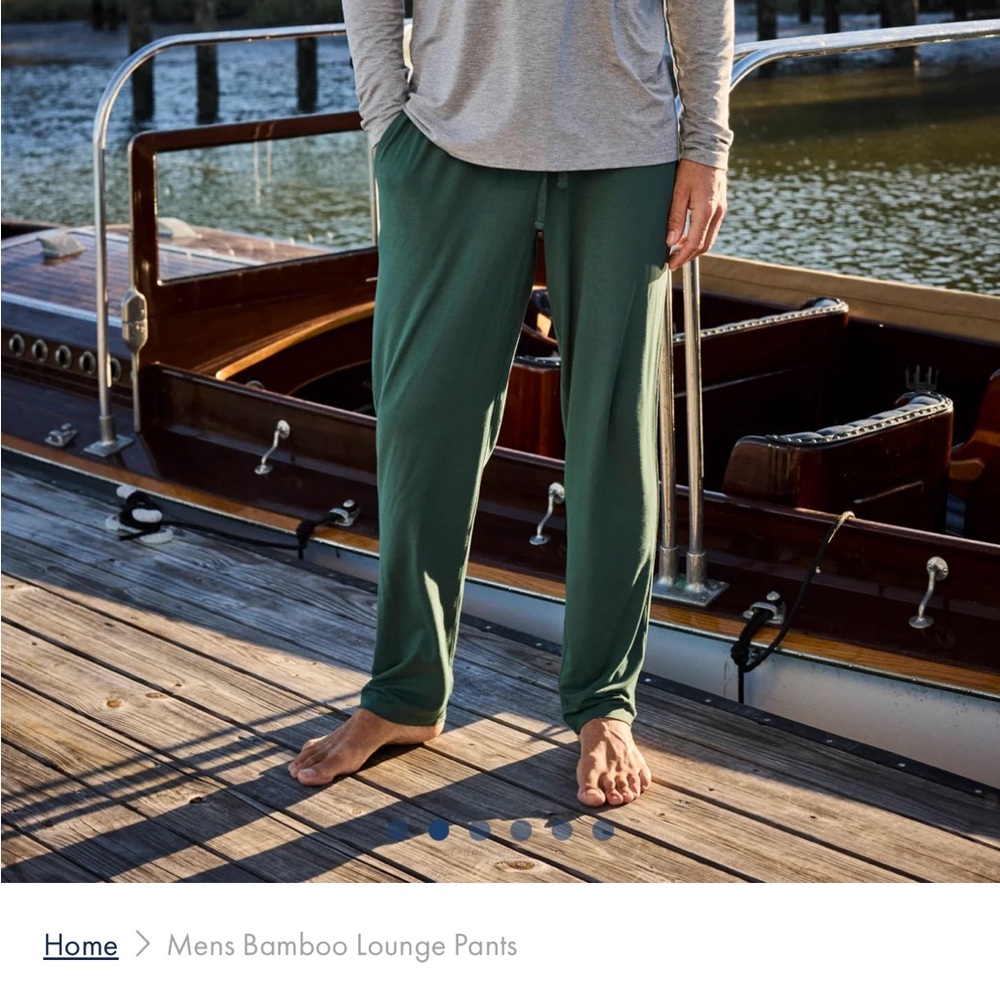 Men's Bamboo Lounge Pants in English Ivy
$78.00

COLOR:
 English Ivy - Picture 4 of 4